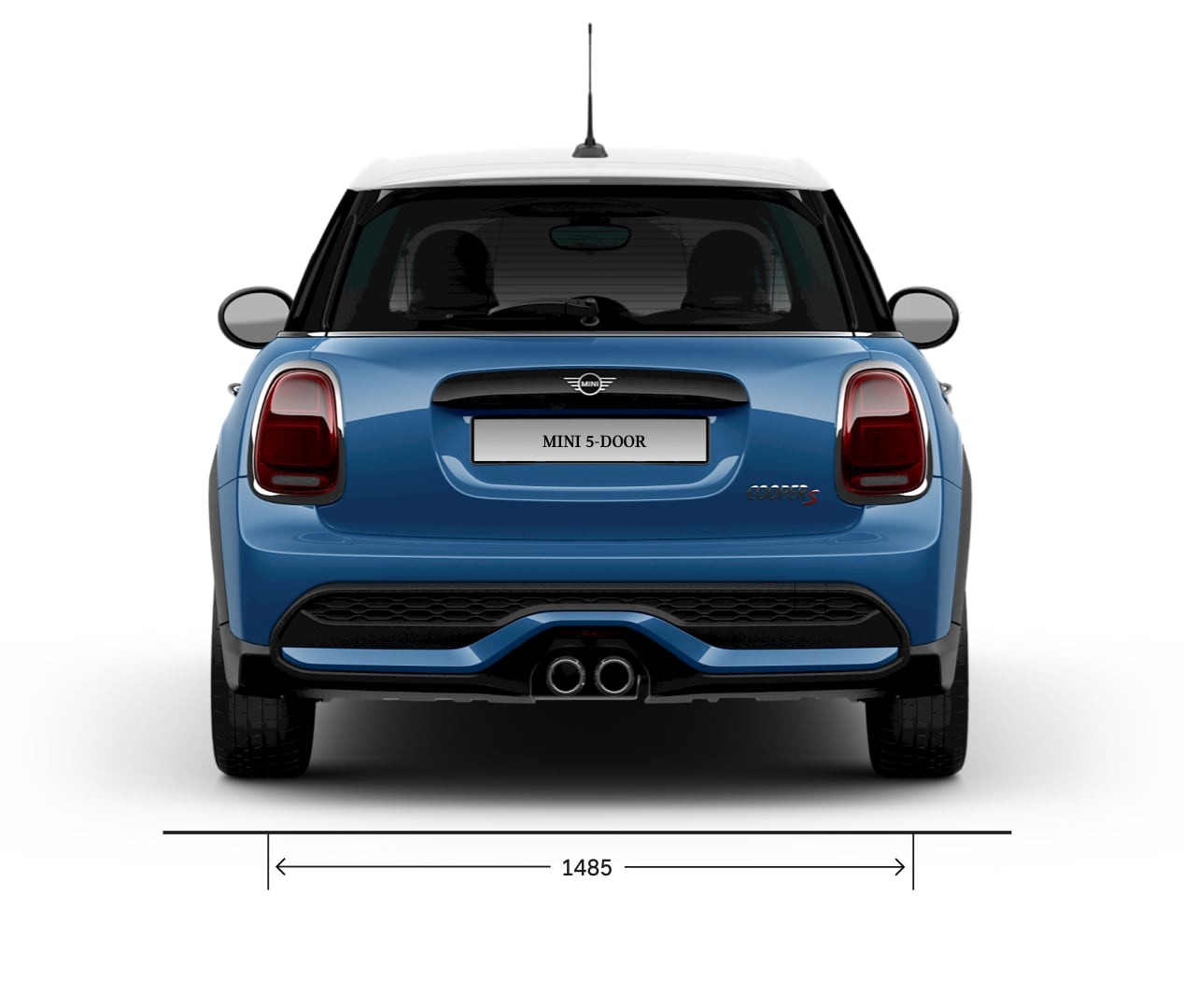 MINI Hatch 5-vrata – pozadi – dimenzije